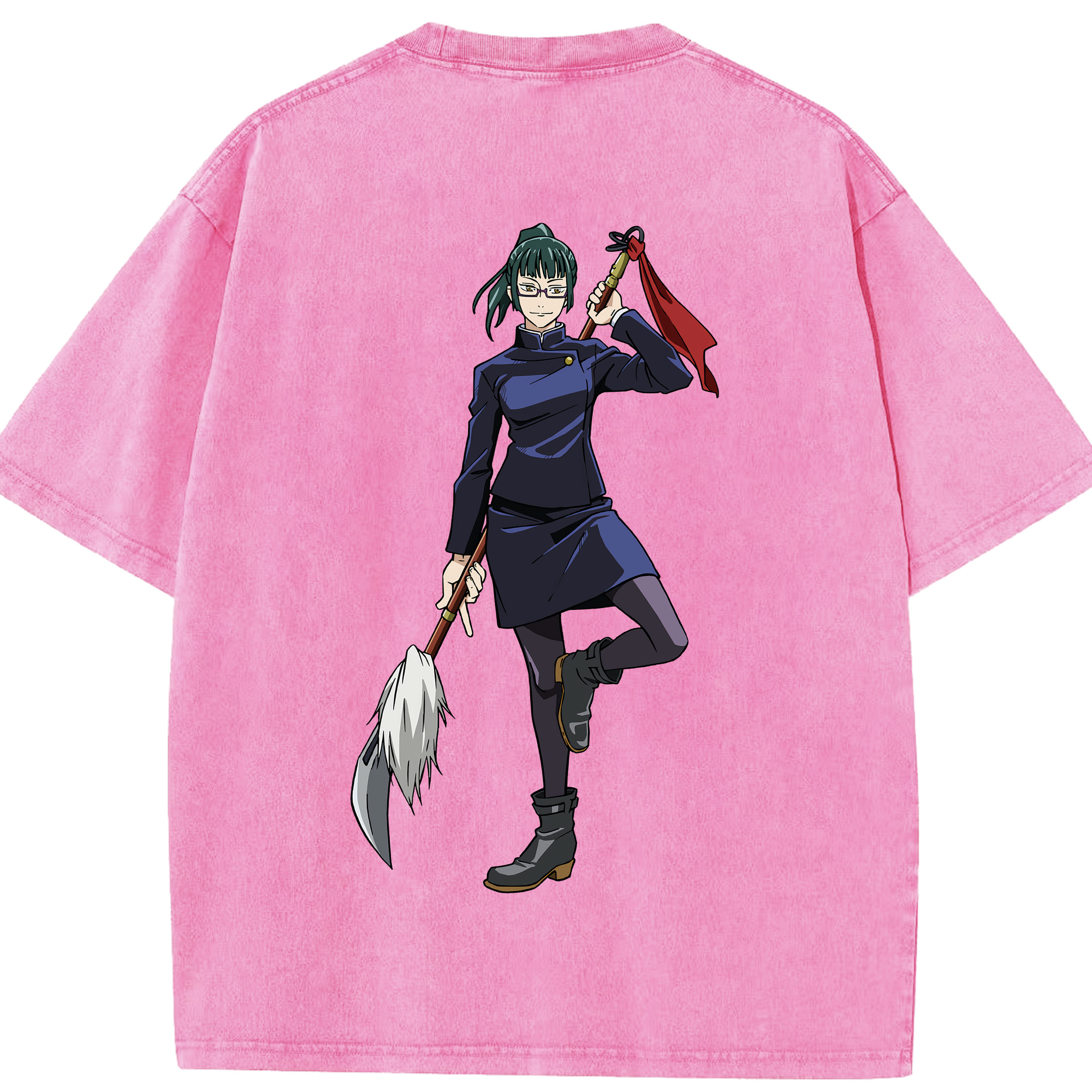 （画像用） 呪術廻戦 Jujutsu Kaisen 綿100% ヴィンテージ風 半袖Tシャツ（背面プリント）